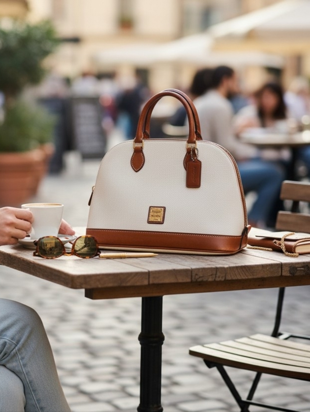 Dooney & Bourke Pebble Grain Zip Zip Satchel
